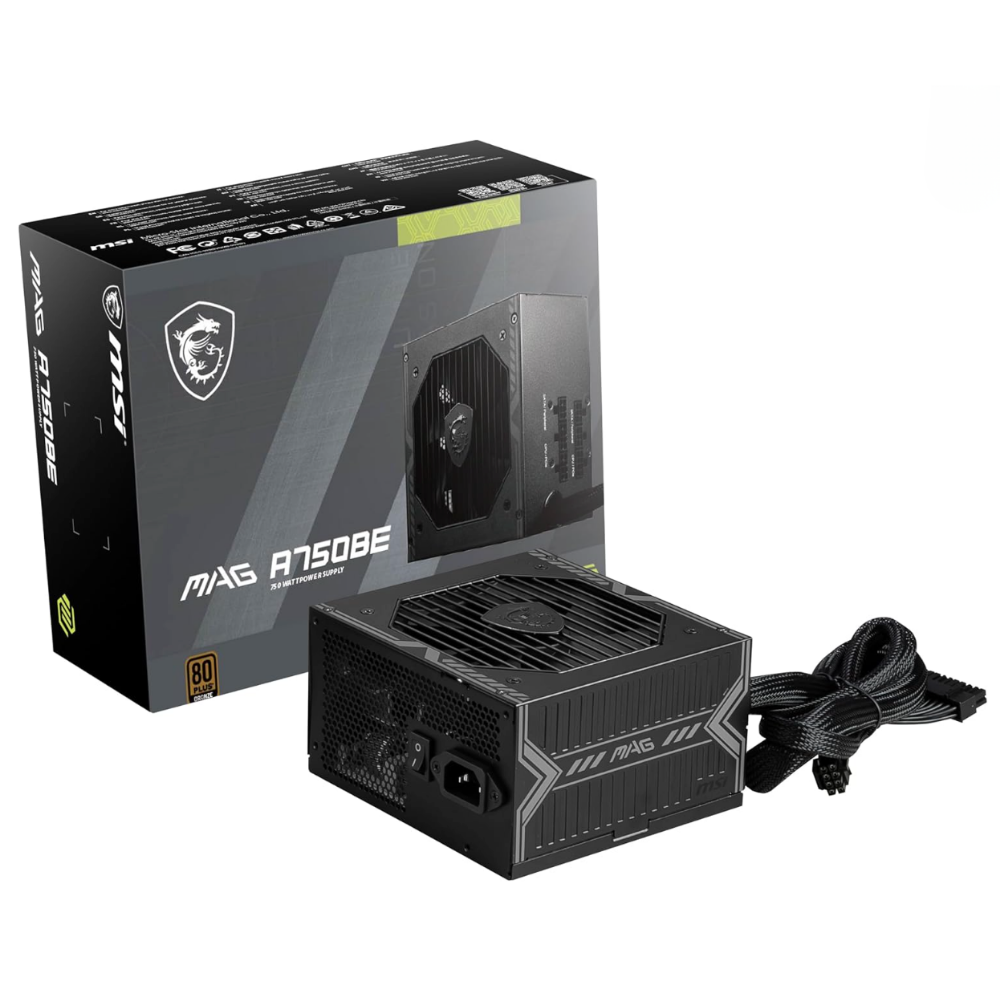 Fuente MSI MAG A750BN PCIE5 750W 80+ Bronce | Tecsi Colombia
