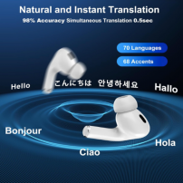 Auriculares De Traducción De Idiomas Ai En Tiempo Real