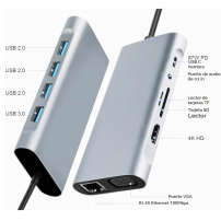 Adaptador Hub USB-C 11 en 1 para Laptop | Tecsi de Colombia