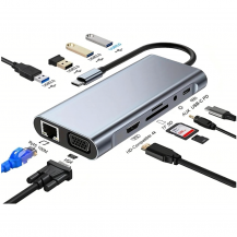 Adaptador Hub USB-C 11 en 1 para Laptop | Tecsi de Colombia