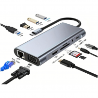 Adaptador Hub USB-C 11 en 1 para Laptop | Tecsi de Colombia