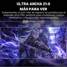 Monitor Gamer Crua 34" Ultrawide 2K 165Hz | Tecsi Colombia