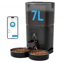 Comedero Automático Wi-Fi Doble Papifeed | Tecsi Colombia