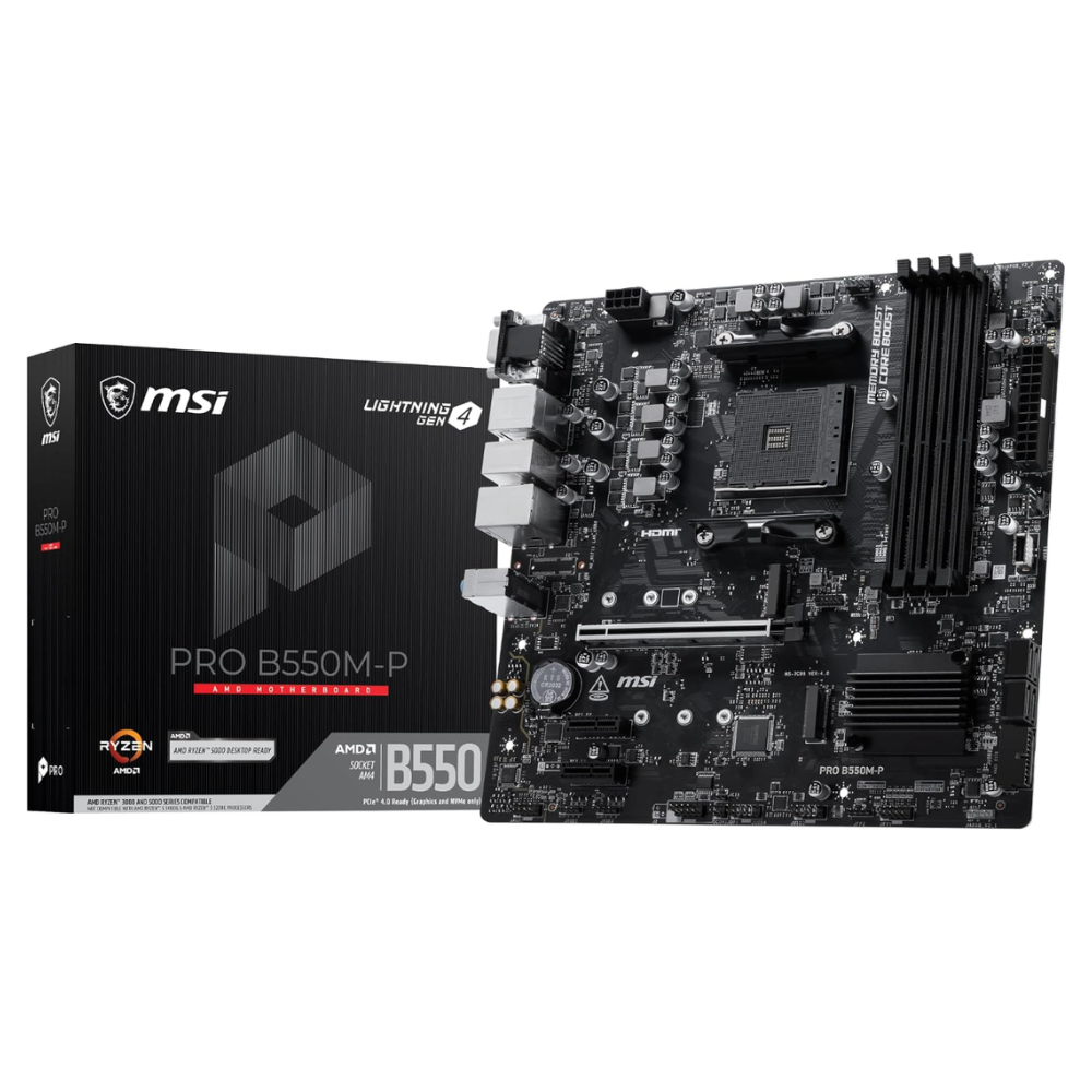 Tarjeta Madre MSI B550M-P PRO AM4 | Tecsi Colombia