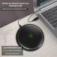 Micrófono USB de Conferencia con Botón Mute | Tecsi