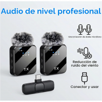 Micrófono Lavalier Inalámbrico F20-2 | Tecsi Colombia