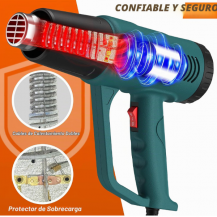 Pistola de Calor Eléctrica Vectech | Ajuste de Temperatura