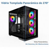Chasis Gamer Struxvex S8 + 3 Ventiladores | Tecsi Colombia