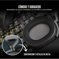 Diadema Gamer Corsair HS65 Surround | Tecsi Colombia