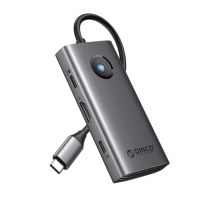 Hub USB-C 6 en 1 ORICO | Adaptador Multipuerto en Tecsi