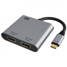 Adaptador USB-C a Doble HDMI 4K 60Hz | Tecsi Colombia