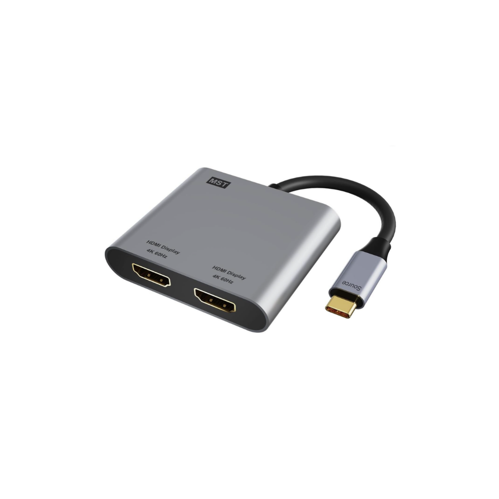 Adaptador USB-C a Doble HDMI 4K 60Hz | Tecsi Colombia