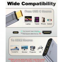 Adaptador USB-C a Doble HDMI 4K 60Hz | Tecsi Colombia