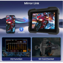 Carplay Pantalla Impermeable Para Motocicleta De 5 Pulgadas