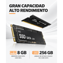 Mini PC Bosgame E2 Ryzen 5 8GB 256GB Win 11 Pro | Tecsi