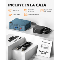 Mini PC Bosgame E2 Ryzen 5 8GB 256GB Win 11 Pro | Tecsi