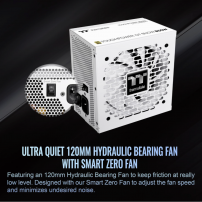 Fuente Thermaltake Toughpower Gt Snow, 750 W, Fuente 80 Plus Gold