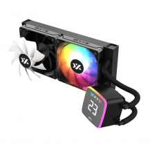 Refrigeracion Liquida Xyz Aqua Pulse 240 Argb Panel de temperatura