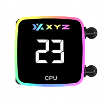 Refrigeracion Liquida Xyz Aqua Pulse 240 Argb Panel de temperatura