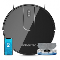 Aspiradora Trapeadora Robot Inteligente Automatica Wifi App Negro Ropvacnic S1