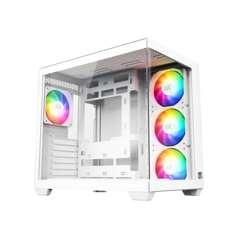 Chasis Xyz Tesseract X 7. Fan Argb Blanca Blanco