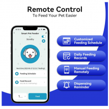 Aimentador Automatico para mascotas Wifi 2.4 Papifeed