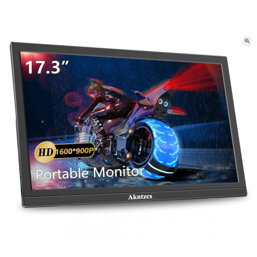 Monitor Portátil 17.3 Pulgadas 1600x900 Altavoces Negro