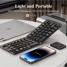 Teclado Y Mouse Portatil Y Plegables (2.4 G) Bluetooth