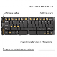 Teclado Y Mouse Portatil Y Plegables (2.4 G) Bluetooth