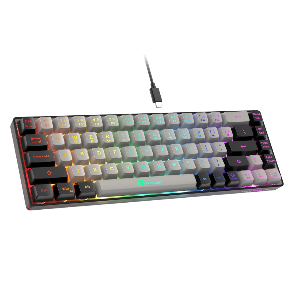 Teclado Gamer Al 65% Retroiluminado Rgb Geodmaer