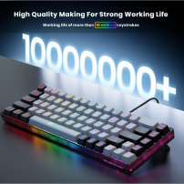 Teclado Gamer Al 65% Retroiluminado Rgb Geodmaer