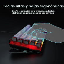 Teclado Gamer Al 65% Retroiluminado Rgb Geodmaer