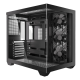 Chasis Para Pc Gamer Atx Con 3 Ventiladores H3 Negro
