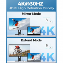Adaptador Hub Usb C 9 En 1 Hdmi 4k Y Lan De 1000 Mbps Qgeem