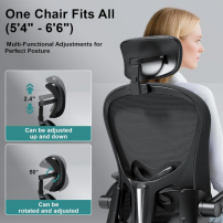 Silla Oficina Ejecutiva Ergonimica Y Microajustable soporte  Lumbar