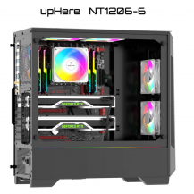 Kit De 6 Ventiladores Argb Con Controlador Y Control Blanco