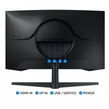 Monitor Curvo 32 Samsung Odyssey G55c Series Qhd 165hz