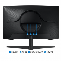 Monitor Curvo 32 Samsung Odyssey G55c Series Qhd 165hz