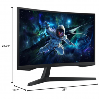 Monitor Curvo 32 Samsung Odyssey G55c Series Qhd 165hz