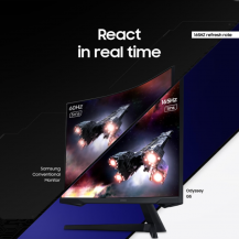 Monitor Curvo 32 Samsung Odyssey G55c Series Qhd 165hz