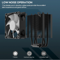 Enfriador De Aire Para Cpu Con Iluminación Argb, Vetroo V3