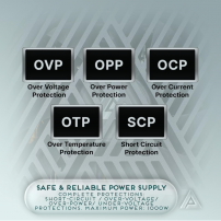 Fuente Apevia Atx-sl1000w Modular Pcie 5.1