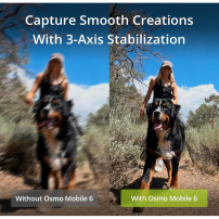 Dji Osmo Mobile 6 De 3 Ejes Negro