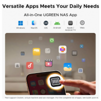 Nas Ugreen Dh2300 Sin Disco 2 Bahias Hasta 60tb A 1 Gb