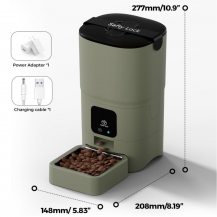 Alimentador Para Gatos Automatico Wifi De 6l