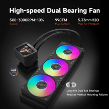 Refrigeracion De Cpu Líquido 360 Con Pantalla Ips De 3.5 Pulg