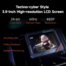 Refrigeracion De Cpu Líquido 360 Con Pantalla Ips De 3.5 Pulg