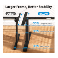 Base De Escritorio Electrica Ajustable En Altura
