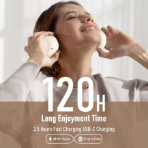 Diadema Bluetooth Falebare 120 Horas Over Ear Blanco