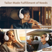 Diadema Bluetooth Falebare 120 Horas Over Ear Blanco